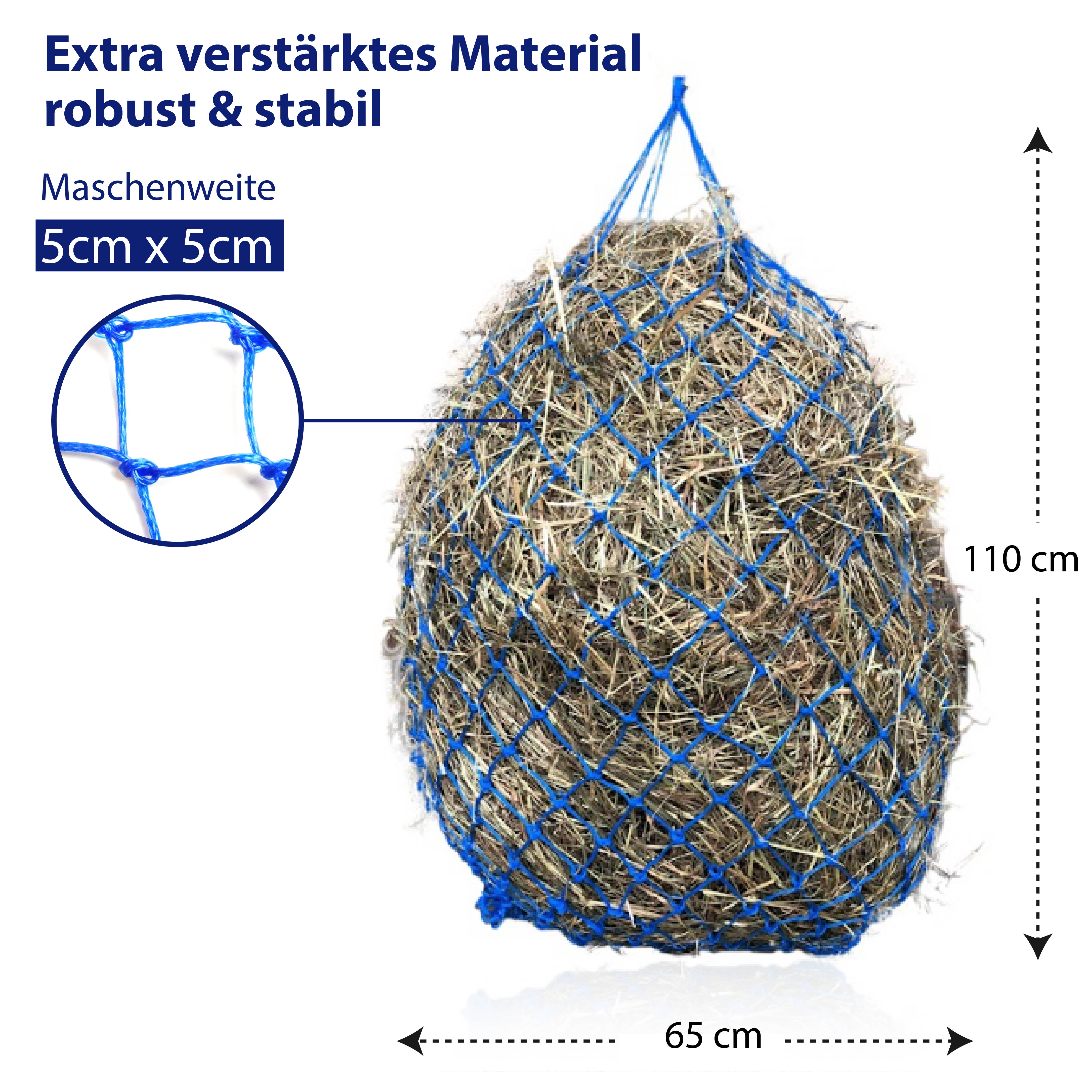Heunetz 5x5cm, Länge 110cm, 3,5kg Füllgewicht